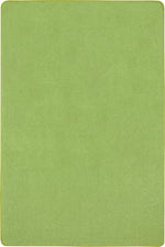 Just Kidding™ Lime Green Classroom Rug, 12' x 6' Rectangle