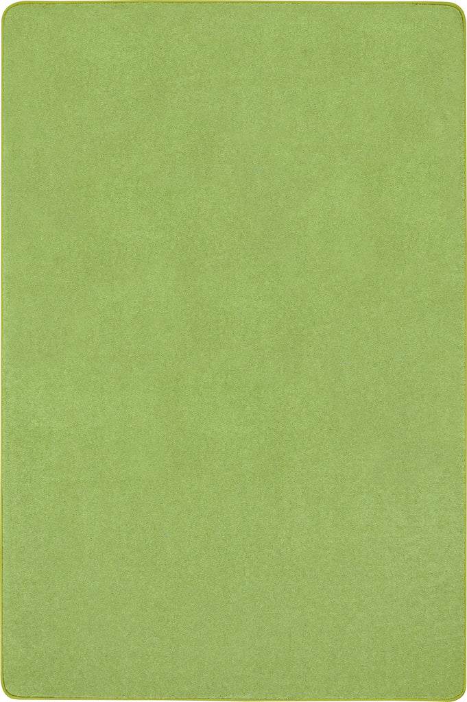 Just Kidding™ Lime Green Classroom Rug, 6' x 9' Rectangle