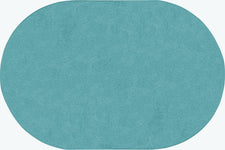 Just Kidding™ Seafoam Classroom Rug, 6' x 9' Oval