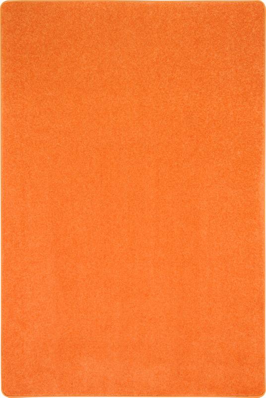 Just Kidding™ Tangerine Orange Classroom Rug, 6' Square