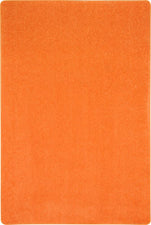 Just Kidding™ Tangerine Orange Classroom Rug, 6' Square