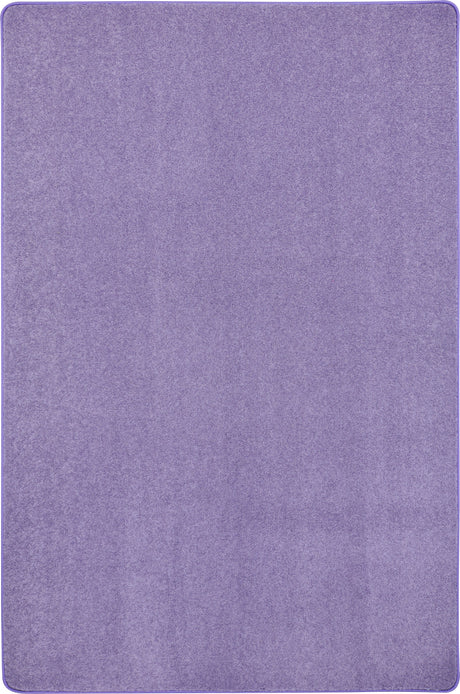 Just Kidding™ Very Violet Classroom Rug, 4' x 6' Rectangle
