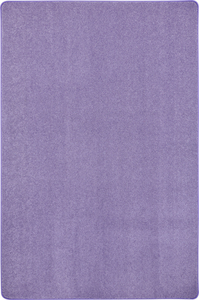 Just Kidding™ Very Violet Classroom Rug, 4' x 6' Rectangle