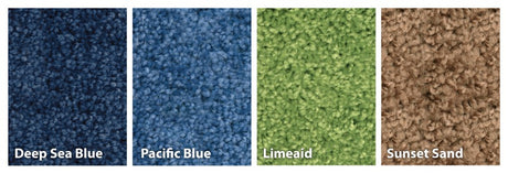 KIDplush™ Solid Deep Sea Blue Classroom Rug, 6' x 9' Rectangle
