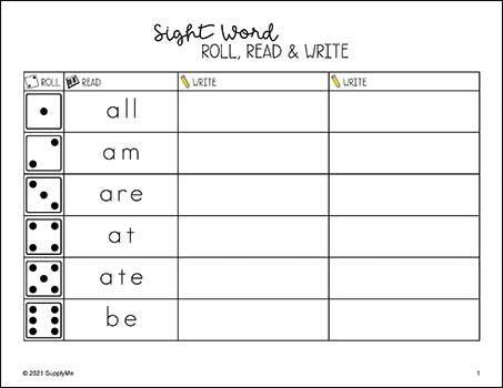 Kindergarten Sight Words Bundle - Dolch Primer Sight Word Worksheets, Printables, Flash Cards, And More! - 24 Activities