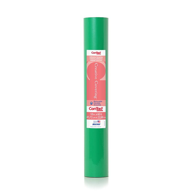 Con-Tact® Brand Creative Covering™ Self-adhesive Green Contact Paper, 18" x 60'
