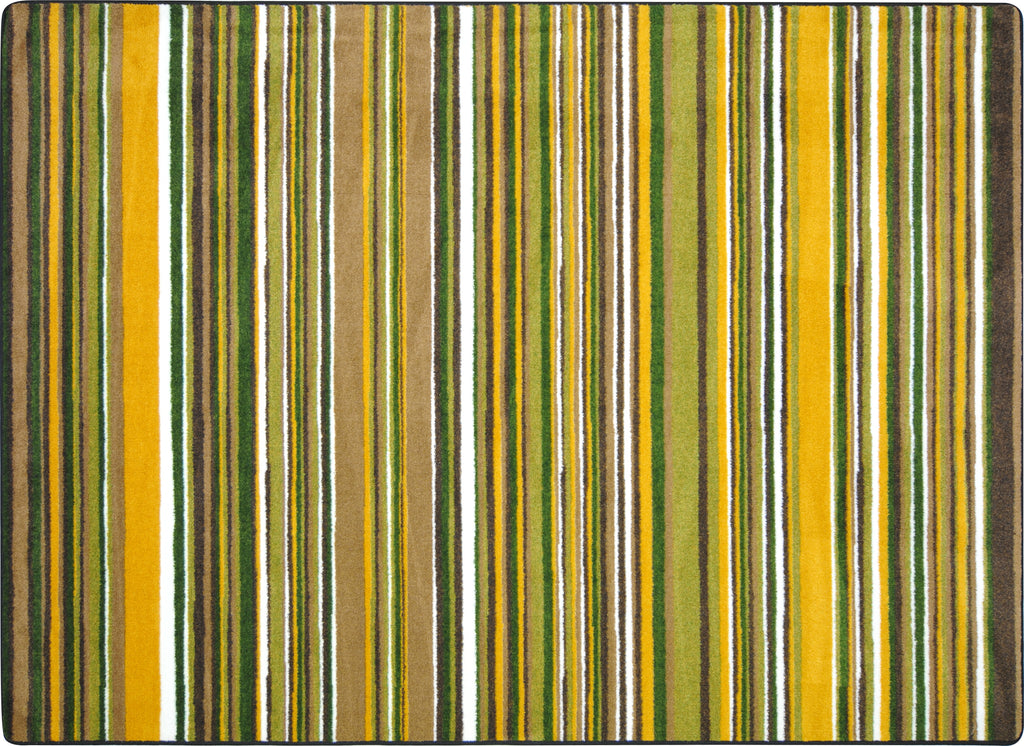 Latitude© Classroom Rug, 7'8" x 10'9" Rectangle Rainforest