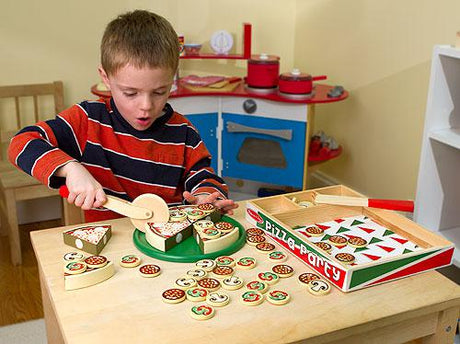 Pizza Party, Wooden Play Food