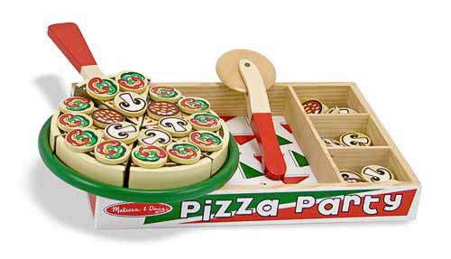 Pizza Party, Wooden Play Food