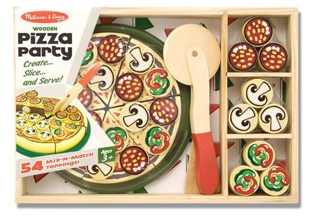 Pizza Party, Wooden Play Food