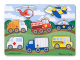 Vehicles Peg Puzzle