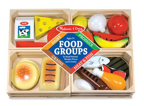 Food Groups, Wooden Play Food
