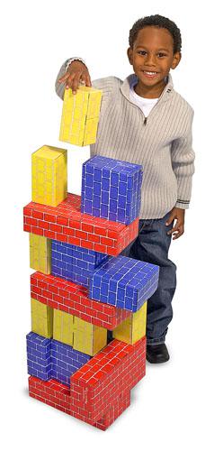 Deluxe Jumbo Cardboard Blocks 40 Pc