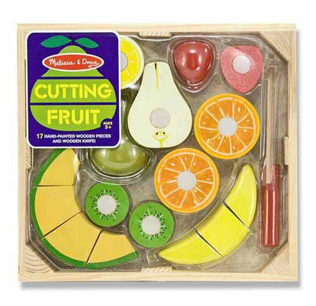 Cutting Fruit Set, Wooden Play Food