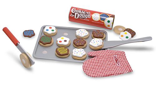 Slice and Bake Cookie Set, Wooden Play Food