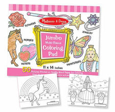 Jumbo Coloring Pad, Pink