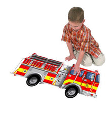 Giant Fire Truck Floor Puzzle