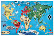 Floor Puzzle World Map