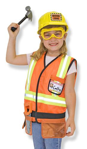 Construction Worker Role Play Costume Set