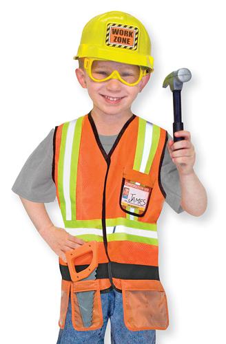 Construction Worker Role Play Costume Set