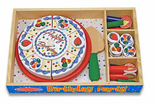 Birthday Party, Wooden Play Food