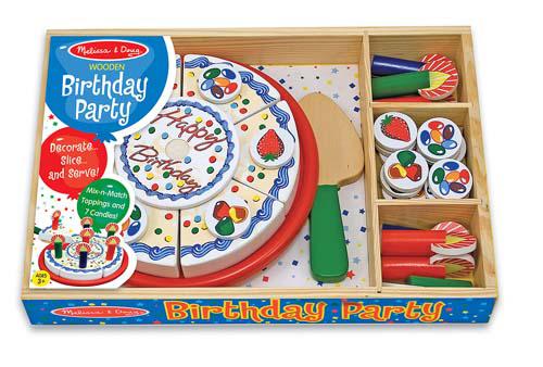 Birthday Party, Wooden Play Food