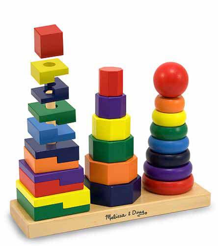 Geometric Stacker Toddler Toy