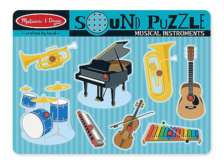 Musical Instruments Sound Puzzle, 8 Pieces
