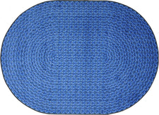 Legacy© Classroom Rug, 5'4"  Round Blue