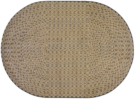 Legacy© Classroom Rug, 7'8" x 10'9"  Oval Chocolate