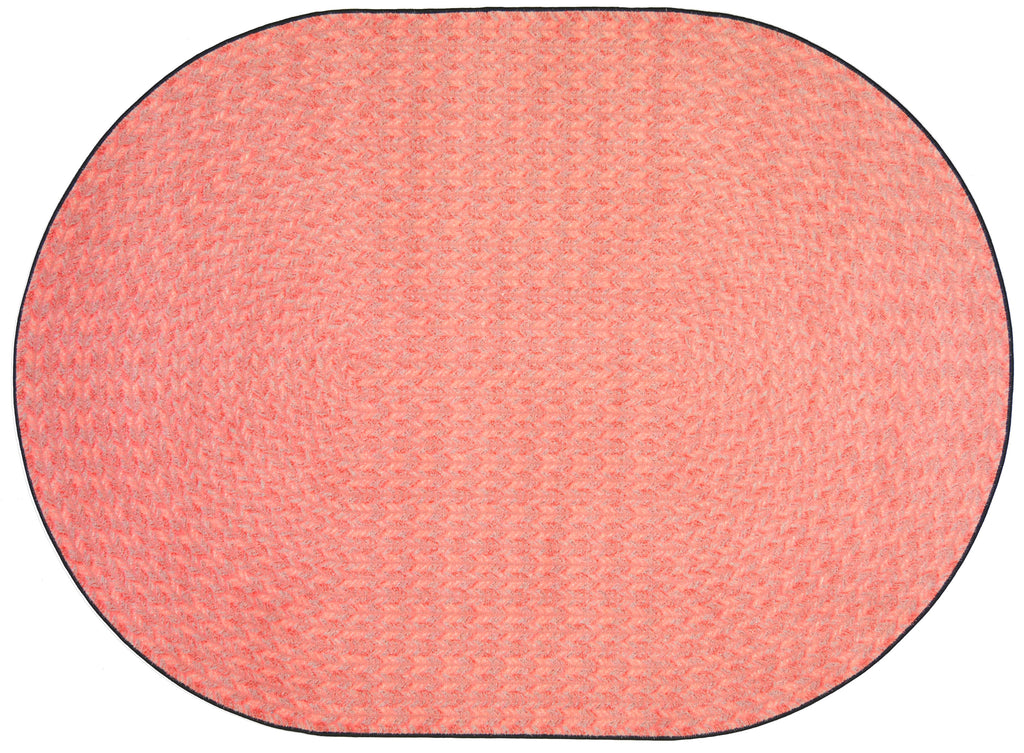 Legacy© Classroom Rug, 5'4"  Round Coral