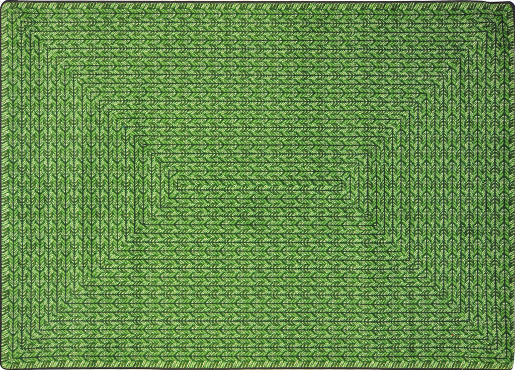 Legacy© Classroom Rug, 3'10" x 5'4" Rectangle Green