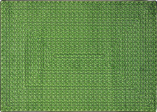 Legacy© Classroom Rug, 3'10" x 5'4" Rectangle Green