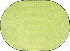 Legacy© Classroom Rug, 7'8" x 10'9"  Oval Lime