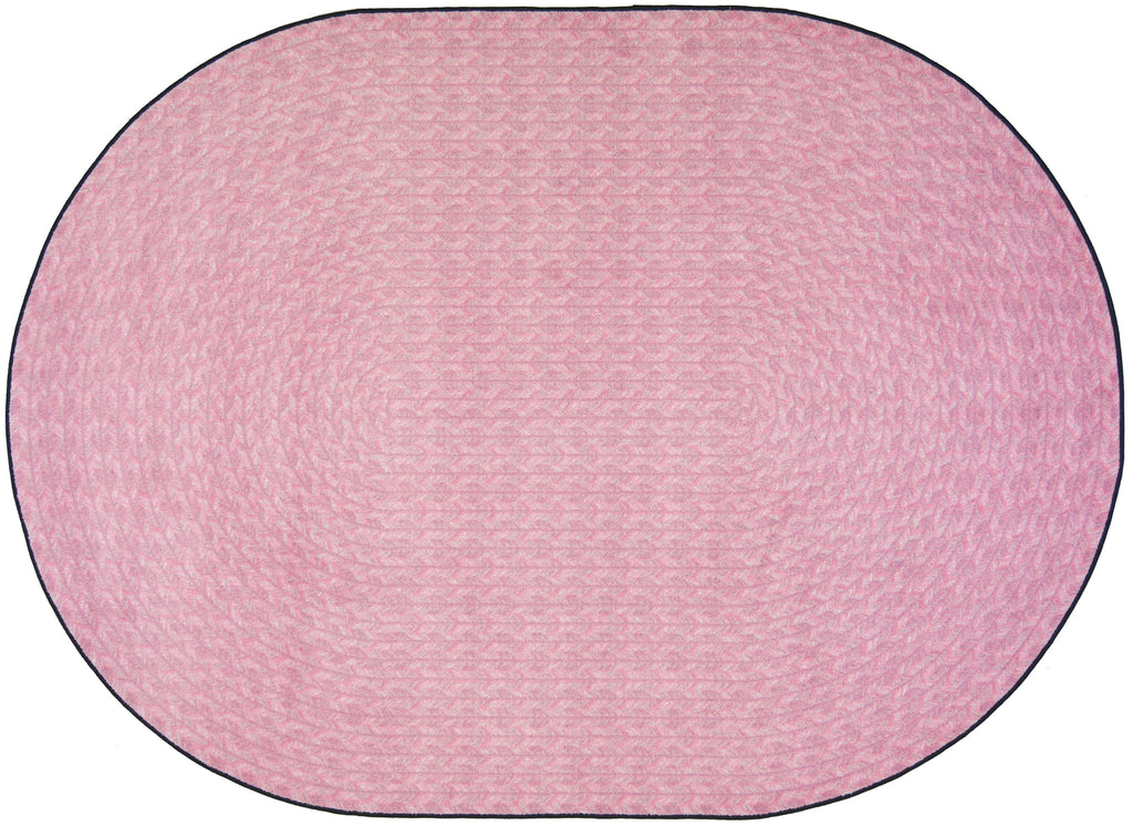 Legacy© Classroom Rug, 5'4"  Round Pink