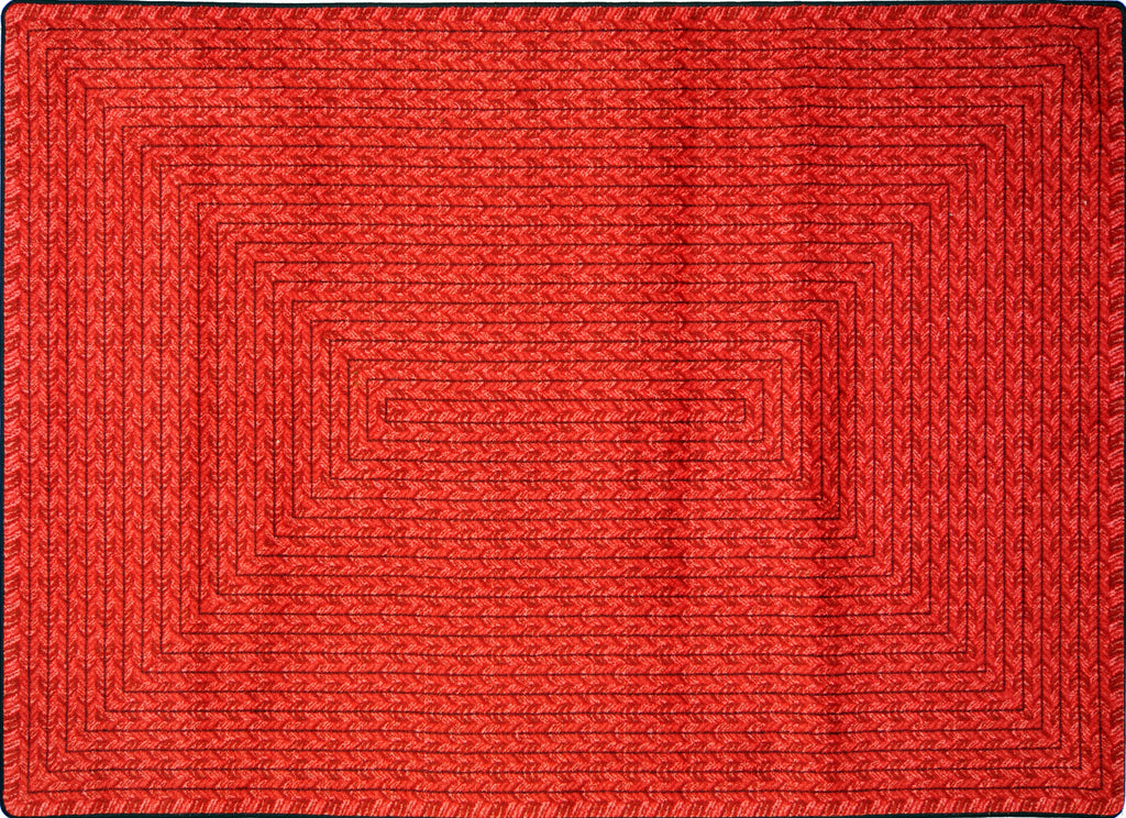 Legacy© Classroom Rug, 5'4" x 7'8" Rectangle Red