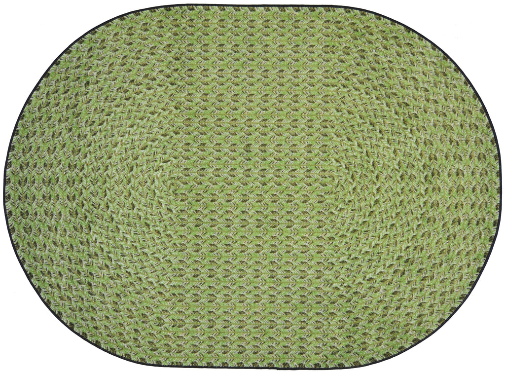 Legacy© Classroom Rug, 5'4" x 7'8"  Oval Sage