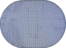 Legacy© Classroom Rug, 3'10" x 5'4"  Oval Slate