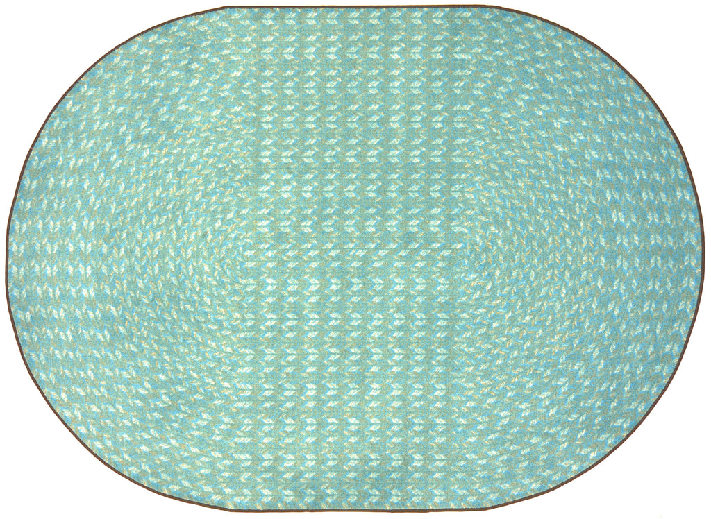 Legacy© Classroom Rug, 5'4" x 7'8" Rectangle Teal