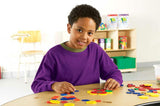 0.5cm Plastic Pattern Blocks, Set of 250