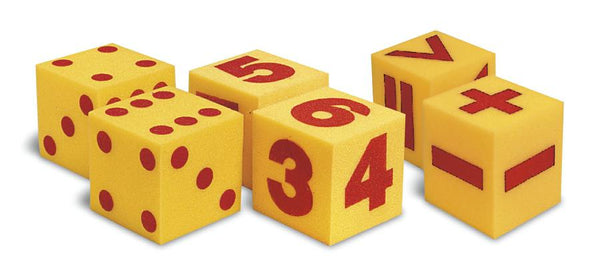 Learning Resources Giant Soft Numeral Cubes | LER0412 – SupplyMe