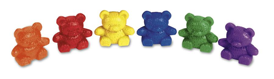 Baby Bear™ Counters, 6 Colors, Set of 102