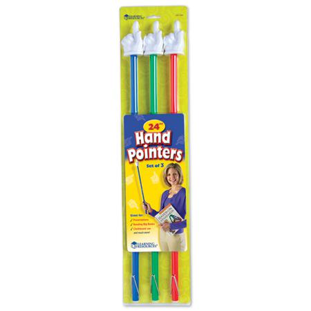 24" Hand Pointers, Set of 3