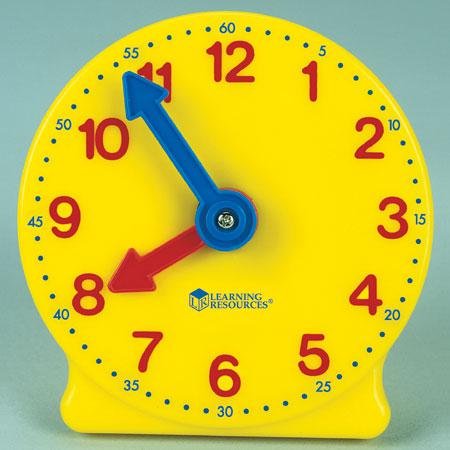Big Time™ Learning Clock®, Set of 6, 4" Clocks