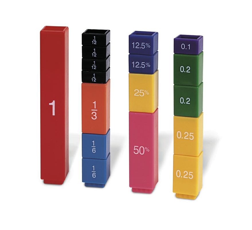 Fraction Tower® Fraction Cubes