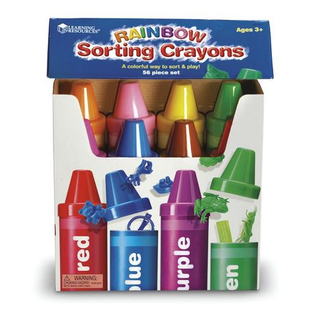 Rainbow Sorting Crayons