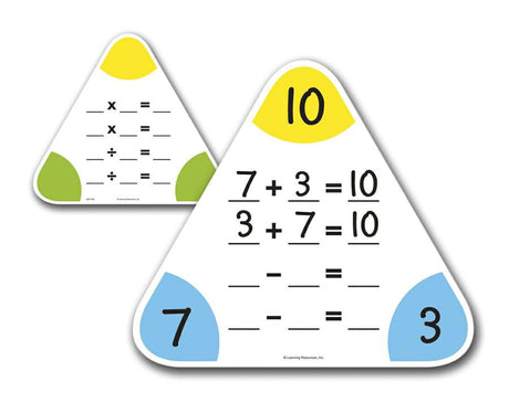 Write & Wipe Fact Family Boards