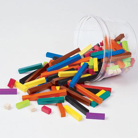 Learning Resources Cuisenaire® Rods Small Group Set: Wood, Set of 155 ...