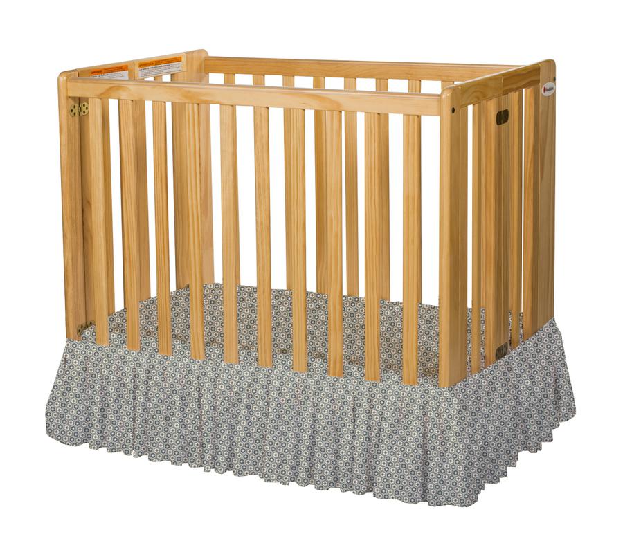 Bare is Best™ Dust Ruffle for Foundation's Compact Cribs, Sahara (3 Pack)