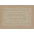 Like Home™ Beige Classroom Carpet, 3'10" x 5'4" Oval
